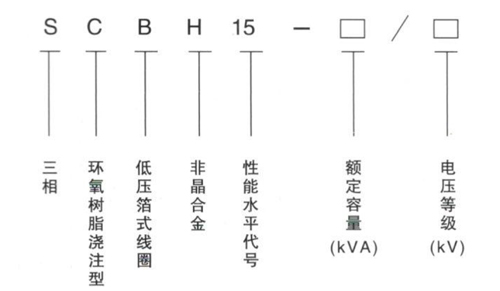 scbh15 Dry type Amorphous Alloy Transformer